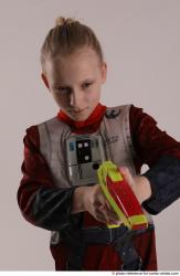 DENISA PILOT STANDING POSE WITH GUN 3